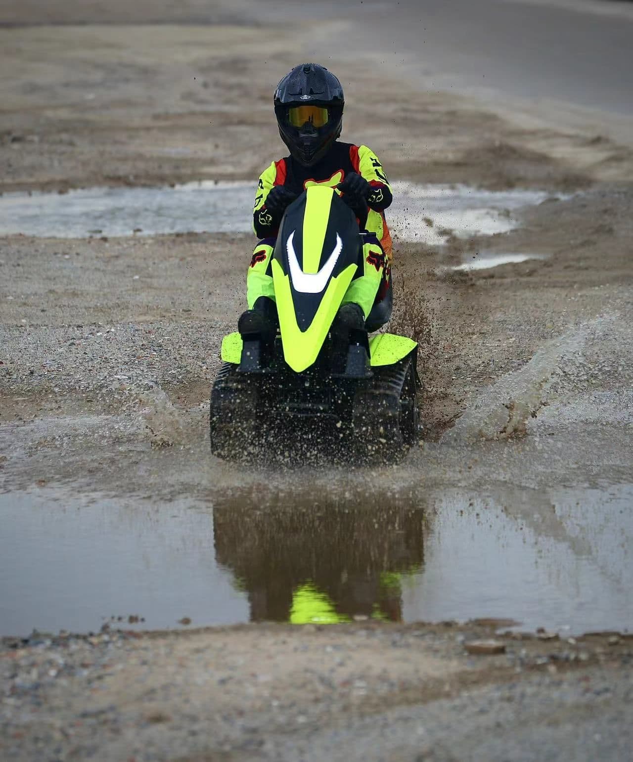 72V 4kw 45ah లిథియం బ్యాటరీ డ్యూయల్ ట్రాక్ ఆఫ్-రోడ్ ఎలక్ట్రిక్ గో-కార్ట్