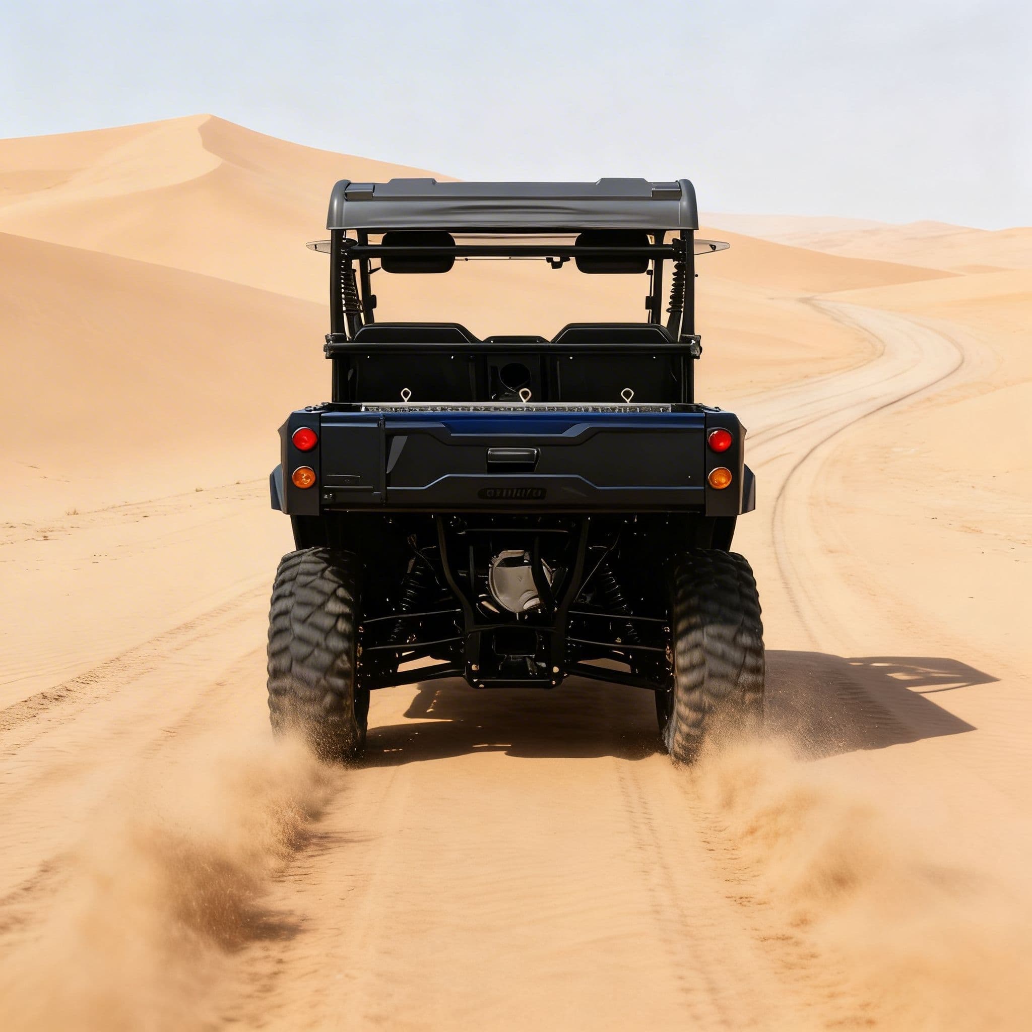 73.6V 150Ah 4WD ఎలక్ట్రిక్ UTV PKE కీలెస్ 1000kg టోయింగ్