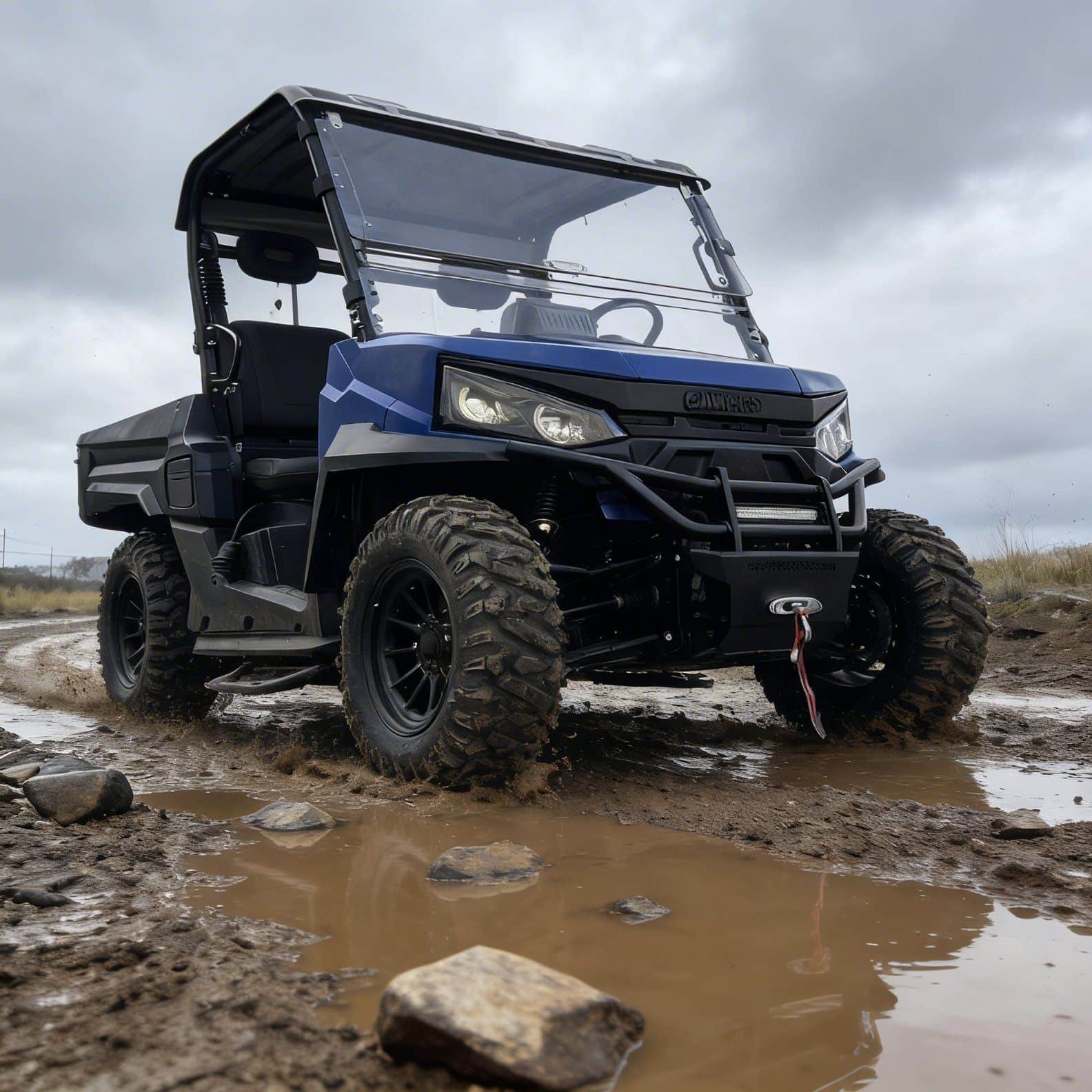 ఎలక్ట్రిక్ UTV 73.6V 20KW పీక్ పవర్ 4WD 400A కంట్రోలర్ ఆఫ్ రోడ్